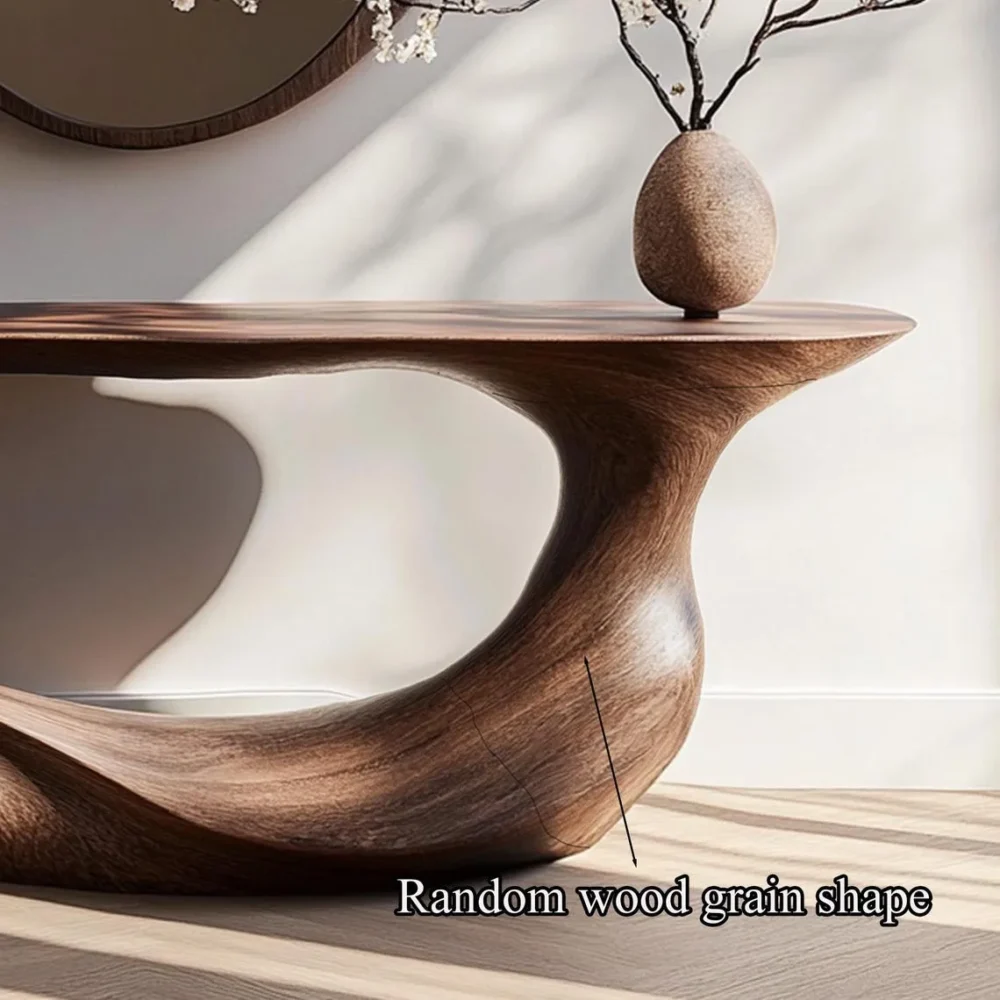 Farmhouse Narrow Console Table — Solid Wood Entryway - Image 4