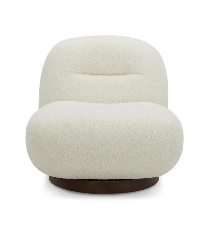 Kosi Swivel Accent Chair — 360° Upholstered