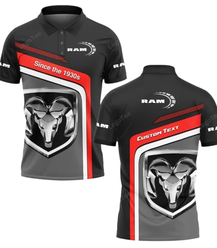 American Work Truck Polo Shirt, Lightweight Comfort Polo For Car Enthusiasts CAR11103032562