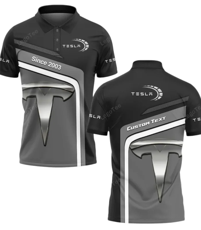Battery-Powered Car Polo Shirt, Street-Ready Polo For Car Owner CAR11103032573