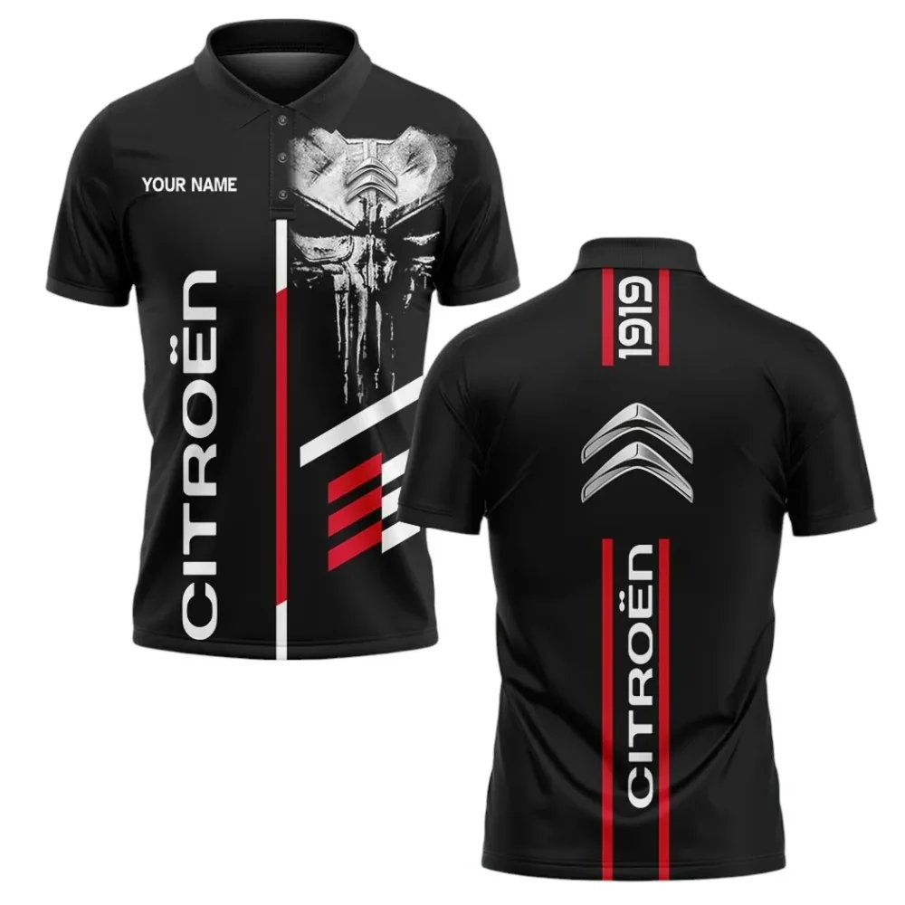 Family Car Polo Shirt, Casual Streetwear Polo For Car Enthusiasts CAR10102272511