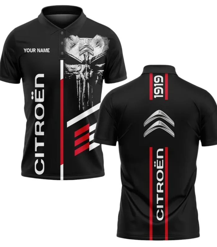 Family Car Polo Shirt, Casual Streetwear Polo For Car Enthusiasts CAR10102272511