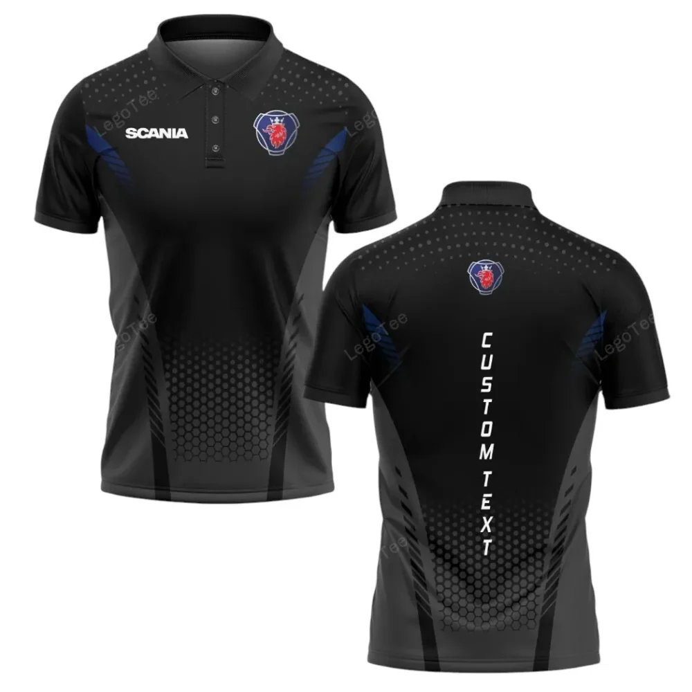 Freight Truck Polo Shirt, Lightweight Streetwear Polo For Car Enthusiasts CAR10803122566