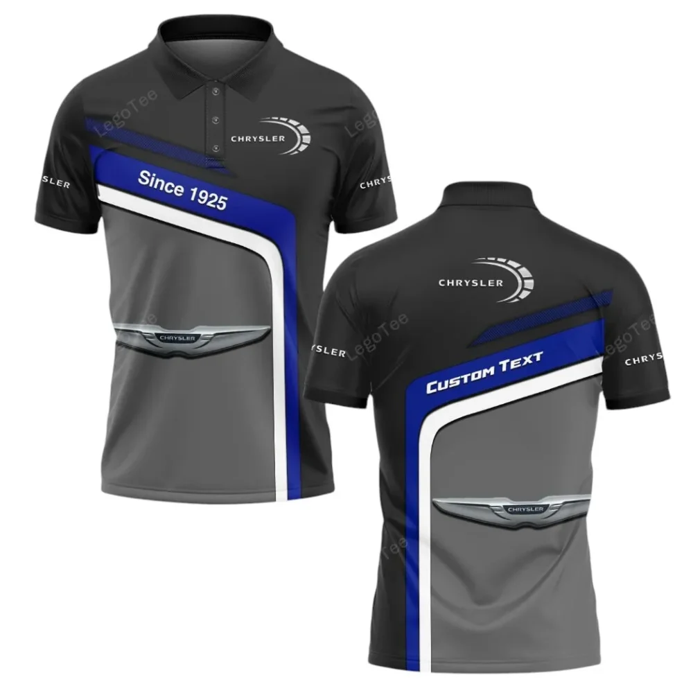 Full-Size Car Polo Shirt, Urban Relaxed Fit Polo For Car Enthusiasts CAR11103032515