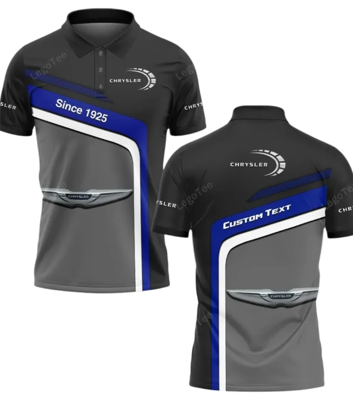 Full-Size Car Polo Shirt, Urban Relaxed Fit Polo For Car Enthusiasts CAR11103032515