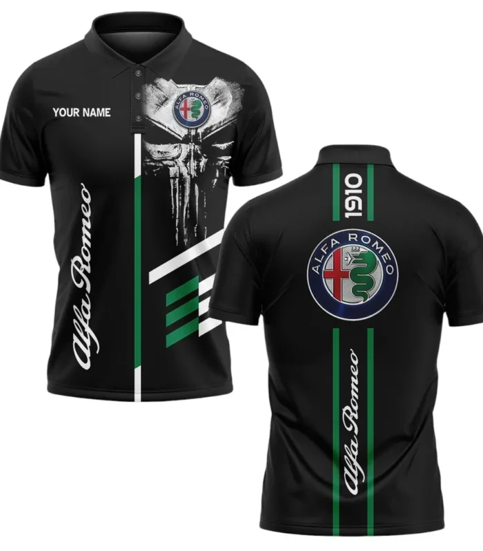 Italian Performance Coupe Polo Shirt, Lightweight Streetwear Polo For Car Owner CAR10102272501