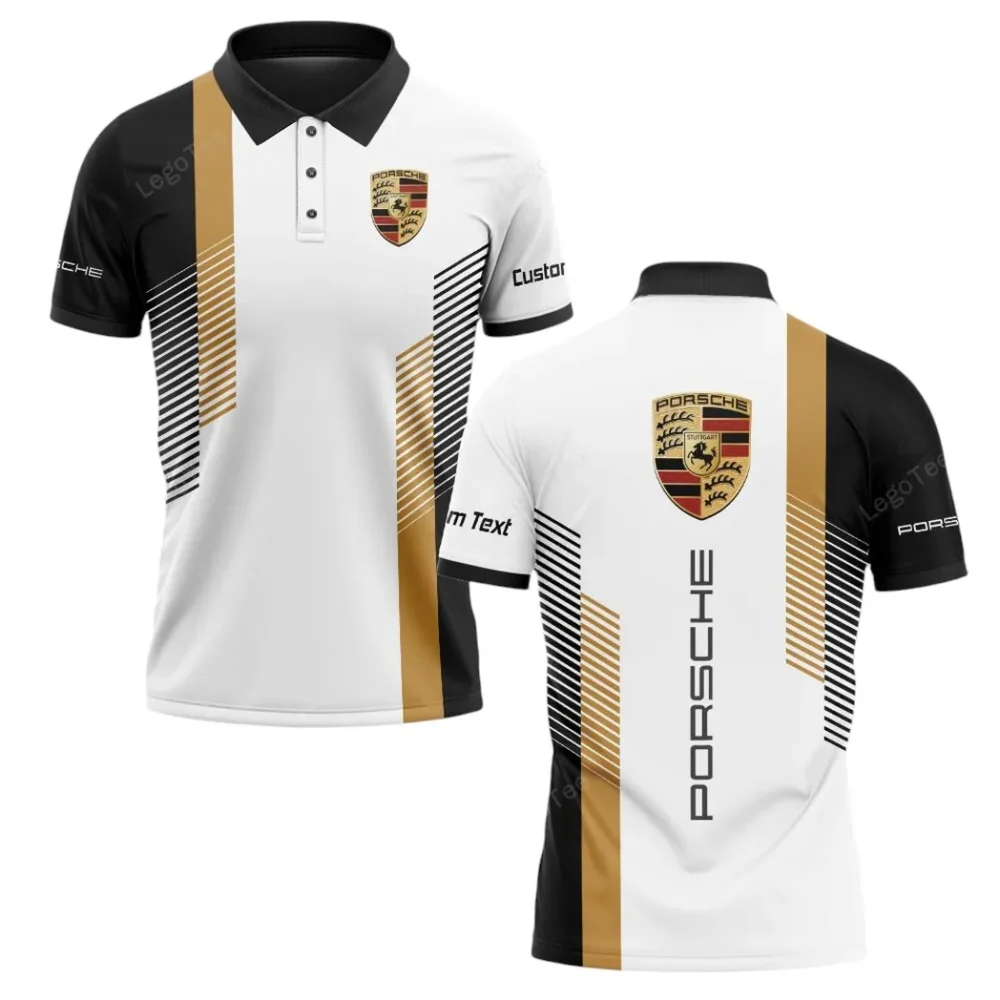Racing-Inspired Vehicle Polo Shirt, Rugged Casual Polo For Car Owner CAR10703122561