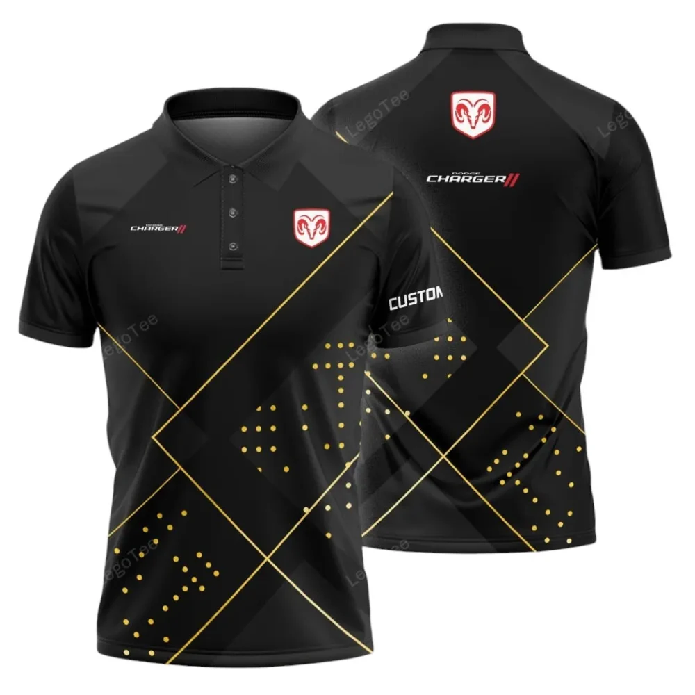 Retro Muscle Vehicle Polo Shirt, Street-Ready Sport Polo For Car Enthusiasts CAR11403032521