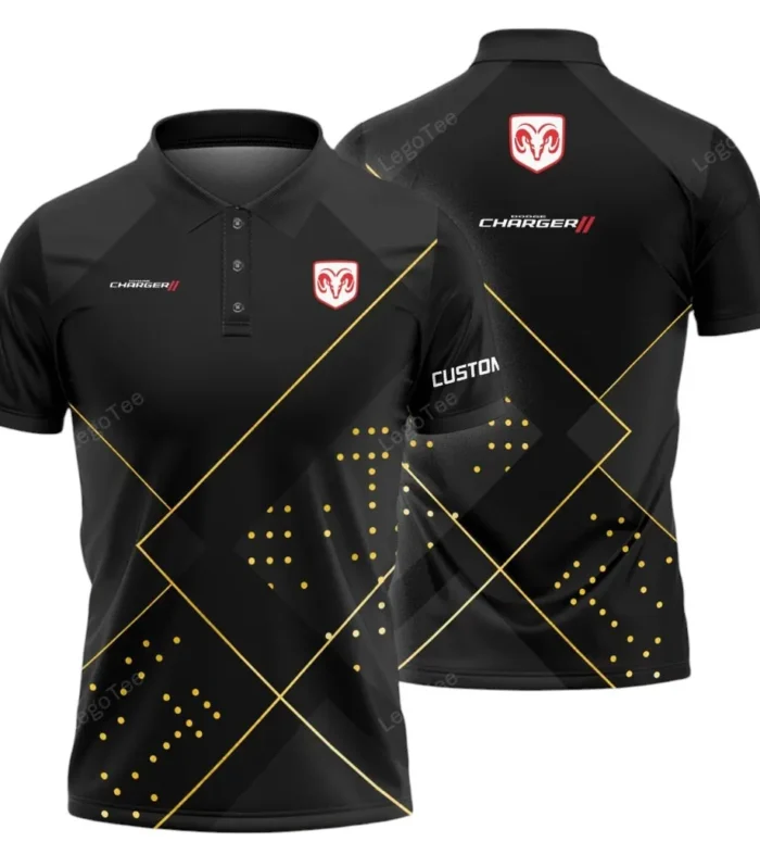 Retro Muscle Vehicle Polo Shirt, Street-Ready Sport Polo For Car Enthusiasts CAR11403032521