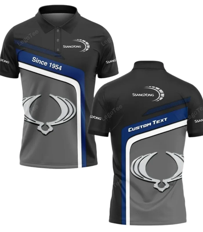 Rugged Crossover Polo Shirt, Sporty Urban Style Polo For Motorcycle Owner CAR11103032570