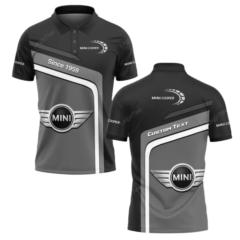Urban Two-Door Polo Shirt, Everyday Casual Polo For Car Enthusiasts CAR11103032552