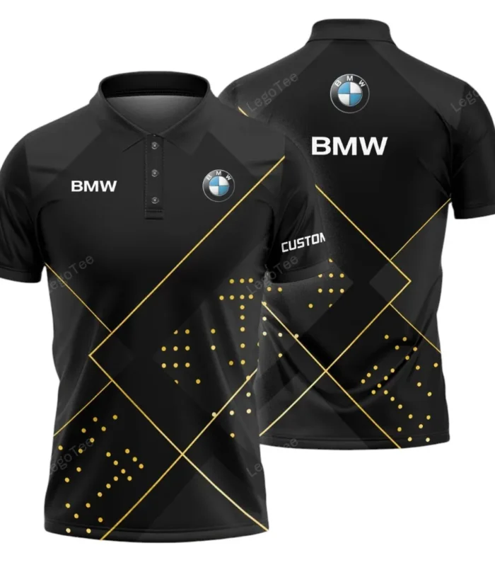 Urban Two-Wheeler Polo Shirt, Rugged Sport Streetwear Polo For Car Owner CAR11403032506